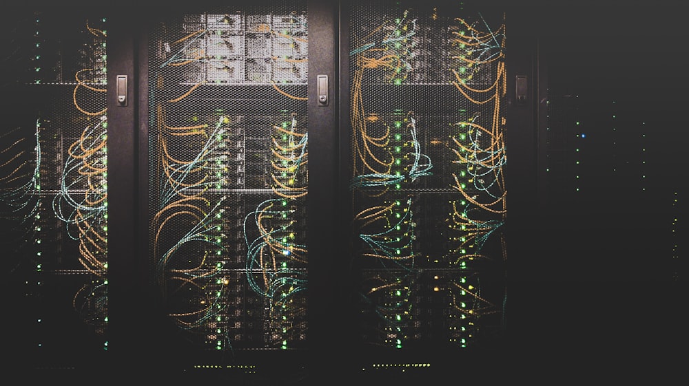 Server racks and data infrastructure powering an AI retrieval system