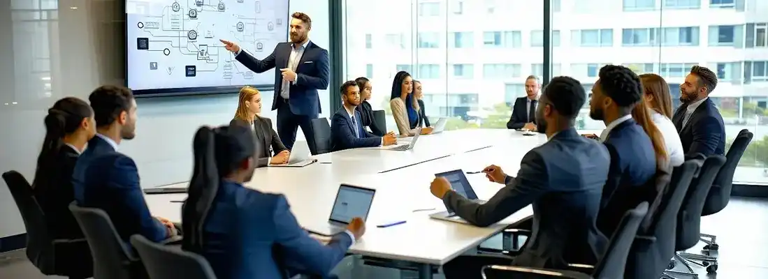 Professionals collaborating during a tabletop exercise